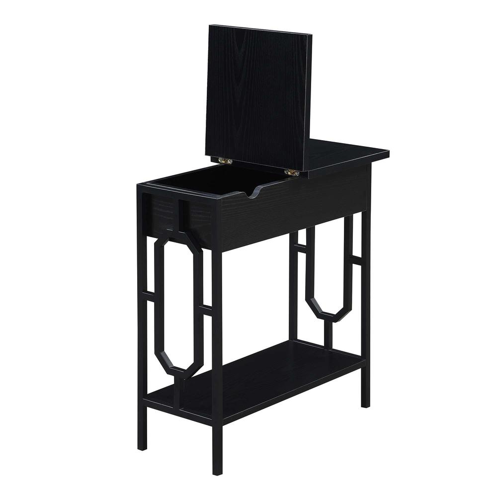 Omega Flip Top End Table with Charging Station*
