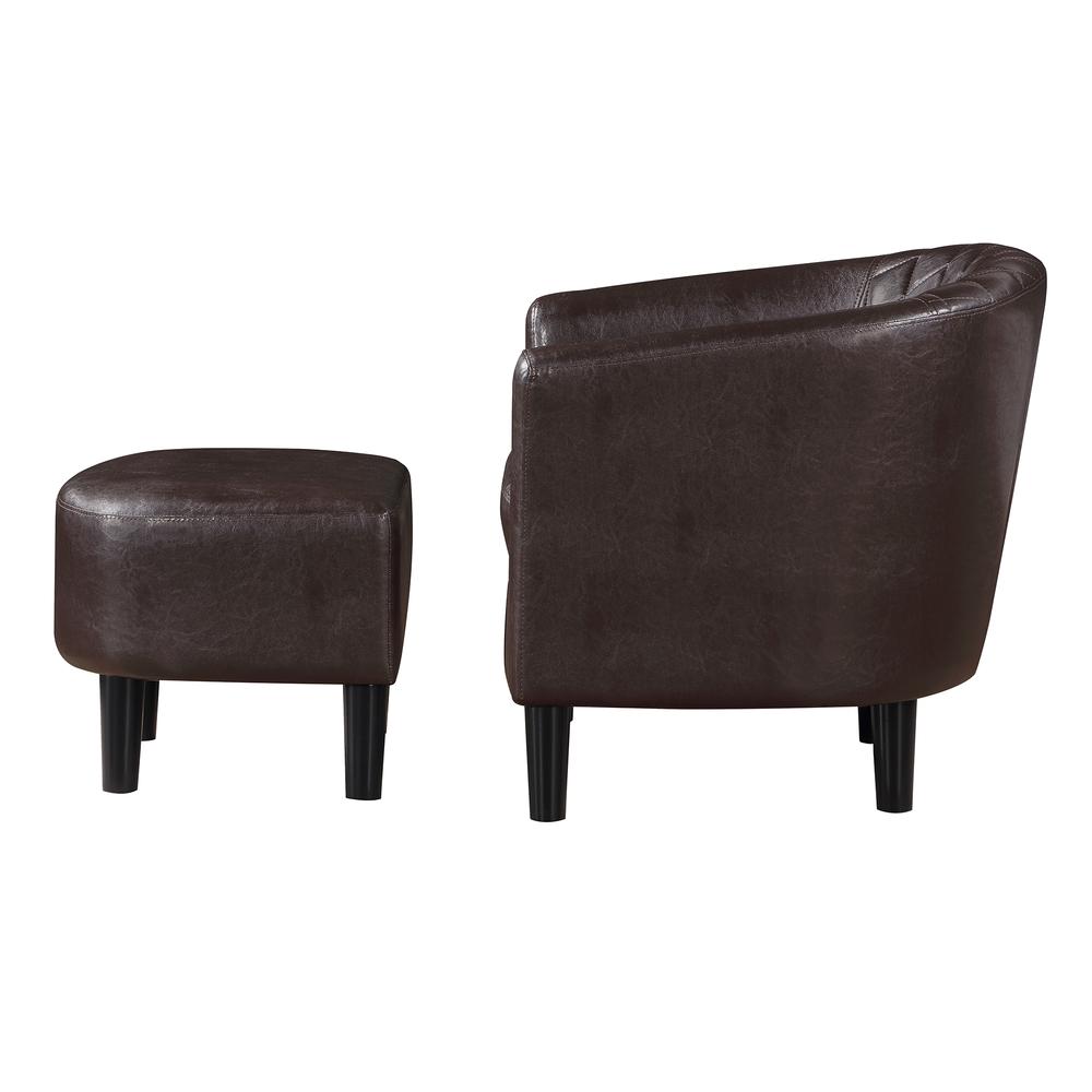 Take a Seat Roosevelt Accent Chair with Ottoman