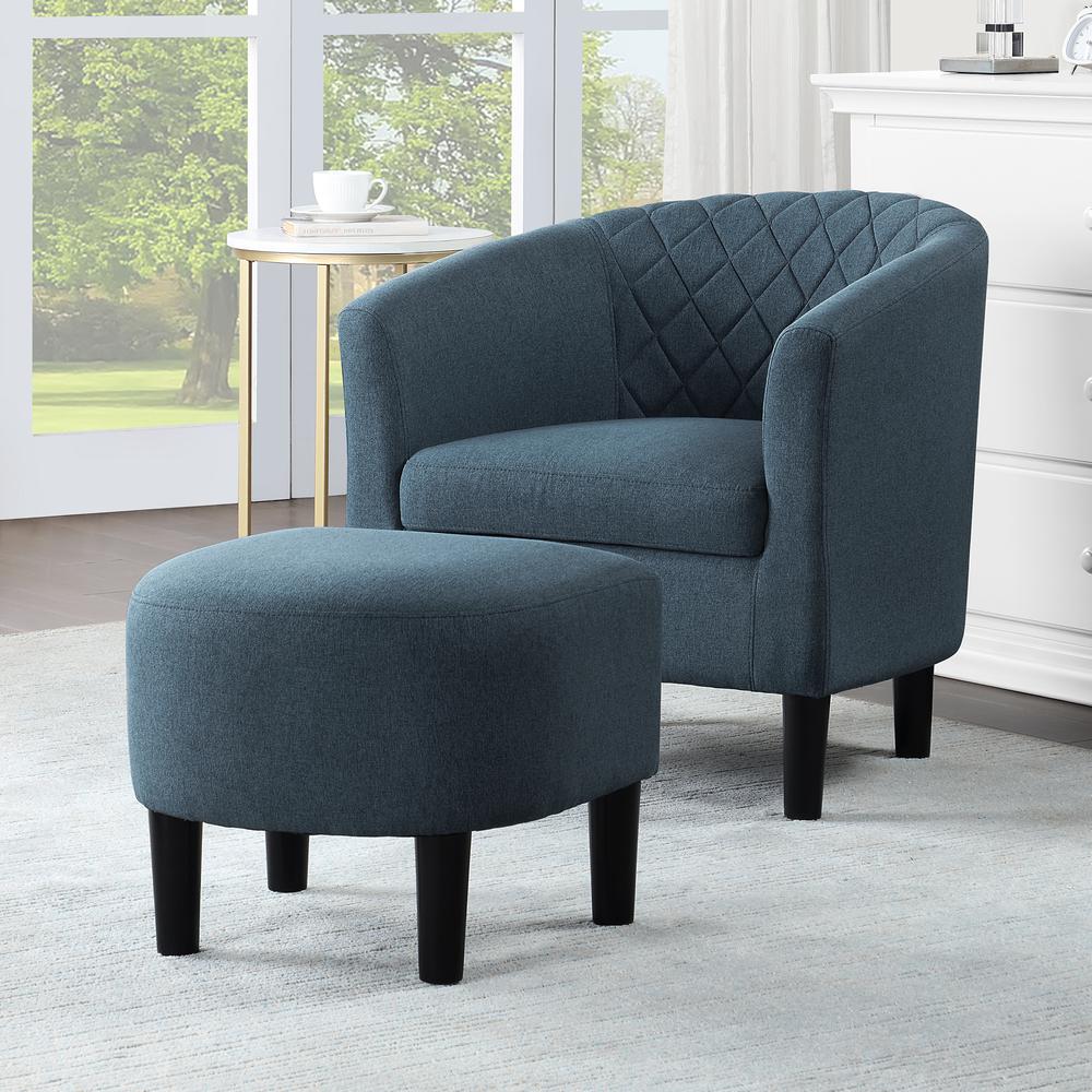 Take a Seat Roosevelt Accent Chair with Ottoman