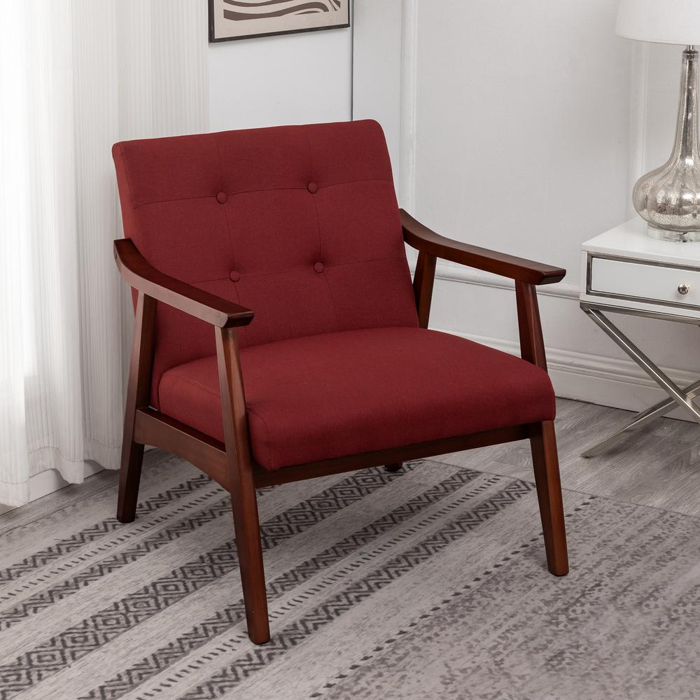 Take a Seat Natalie Accent Chair, Red