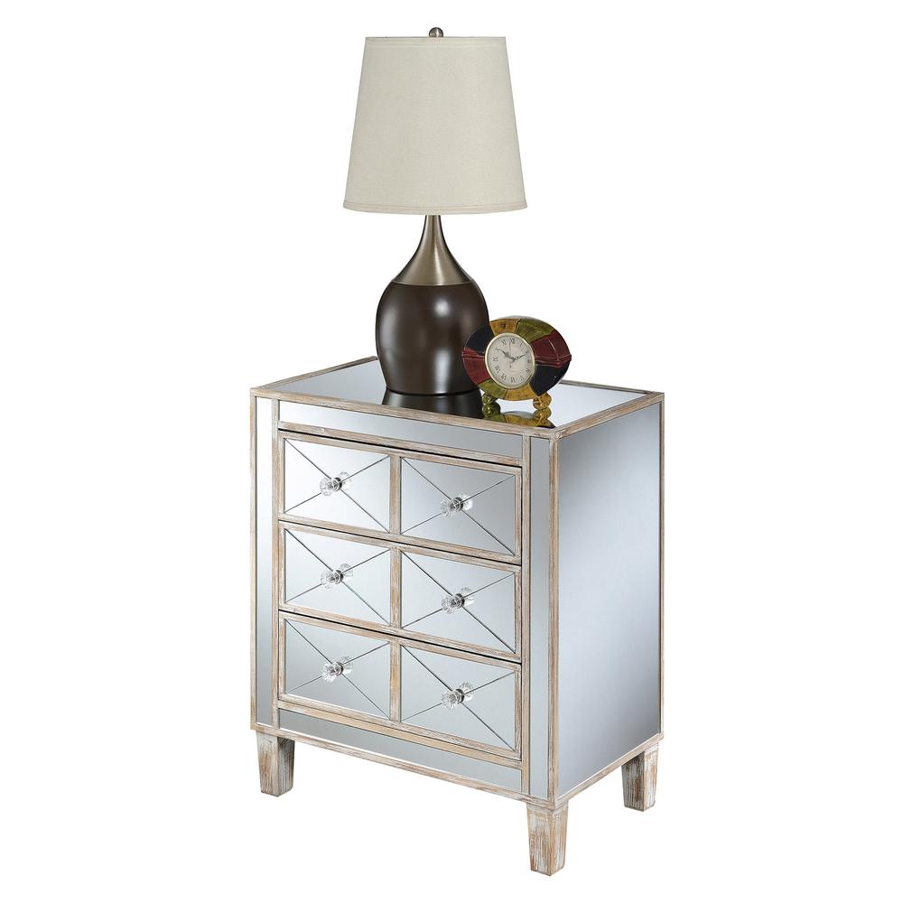 Gold Coast BettyB Mirrored End Table