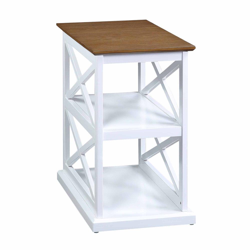 Coventry Chairside End Table with Shelves Multi