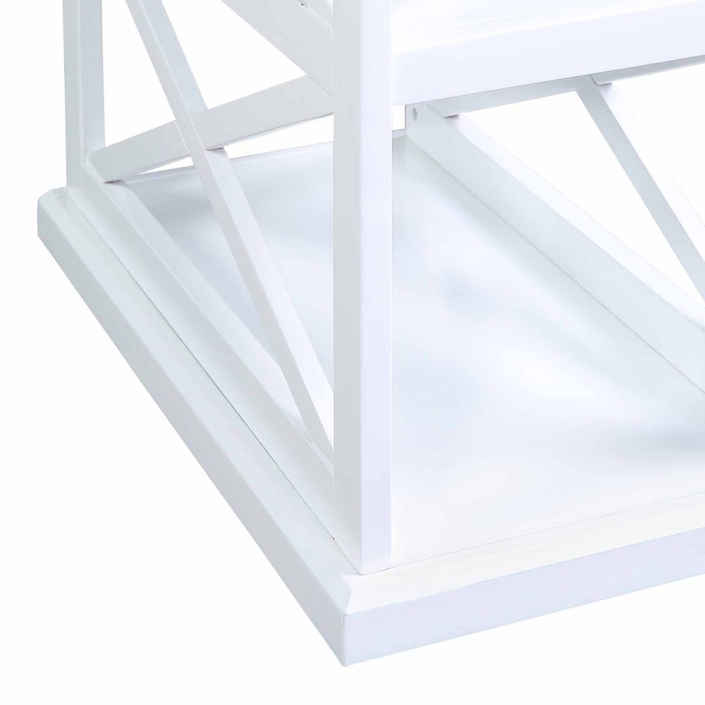 Coventry Chairside End Table with Shelves Multi