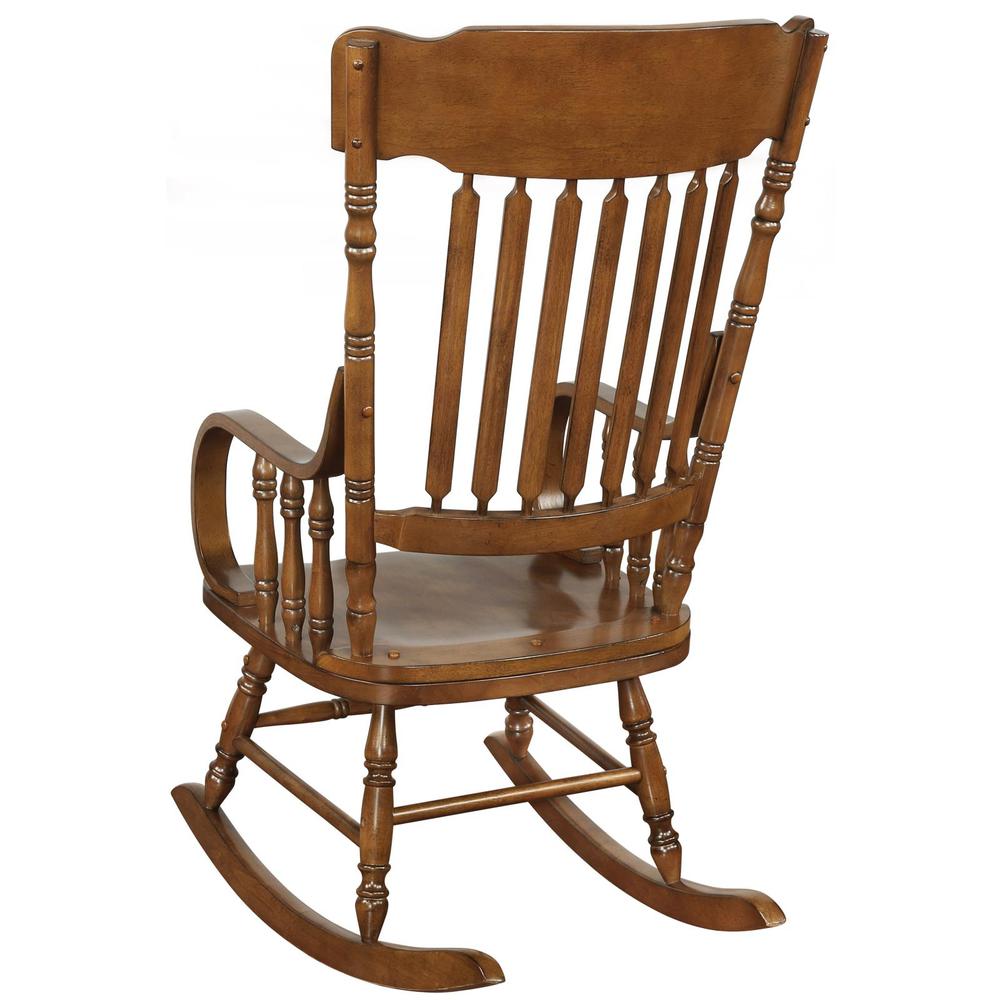 Sara Back Rocking Chair Warm Brown