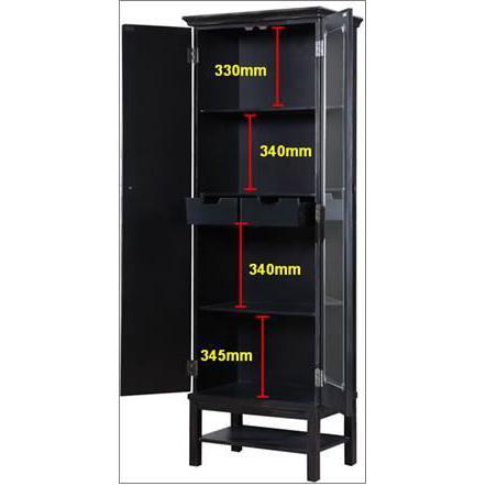 Lovegood 2-door Accent Cabinet Rich Brown and Black