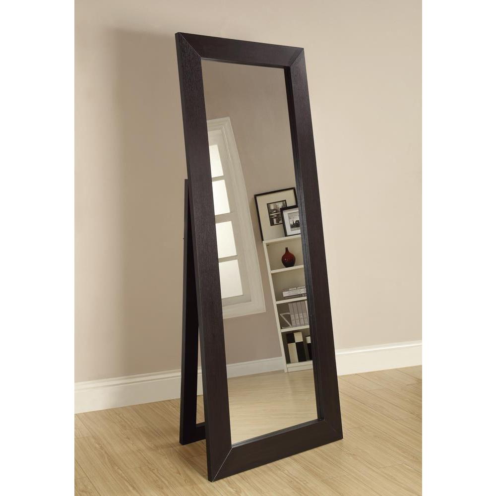 Toga Rectangular Floor Mirror Cappuccino