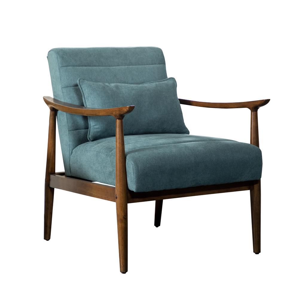 Accent Chair Mid Century Modern, Teal