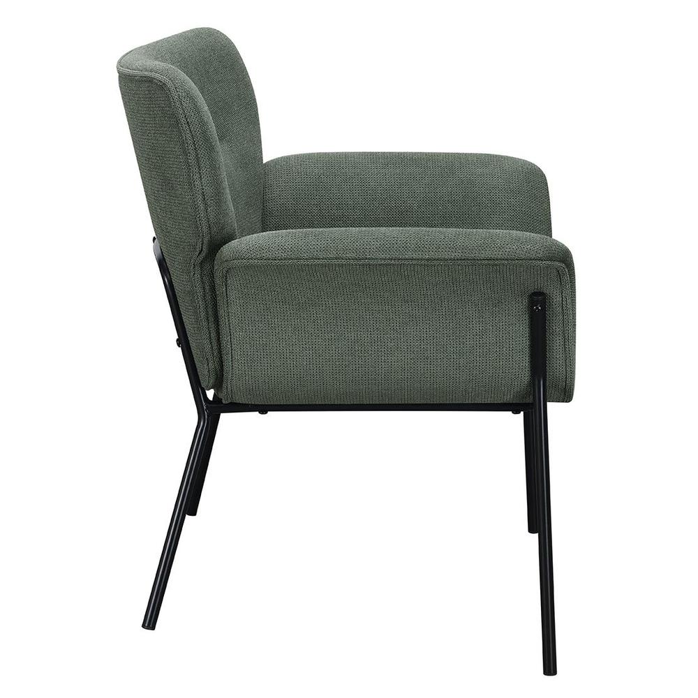 Davina Upholstered Flared Arms Accent Chair Ivy