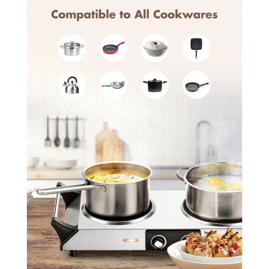 Ceramic Infrared Stove with Temperature Control and Insulated Handles