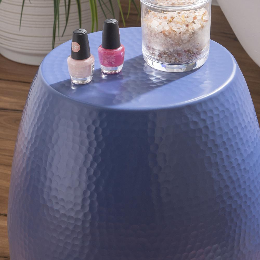 Sienna Side Table Navy Blue