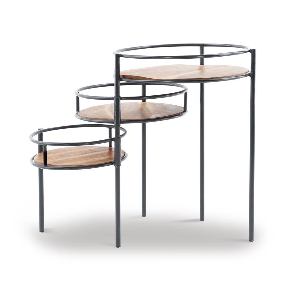 Collis Three Tiered Plant Stand Side Table