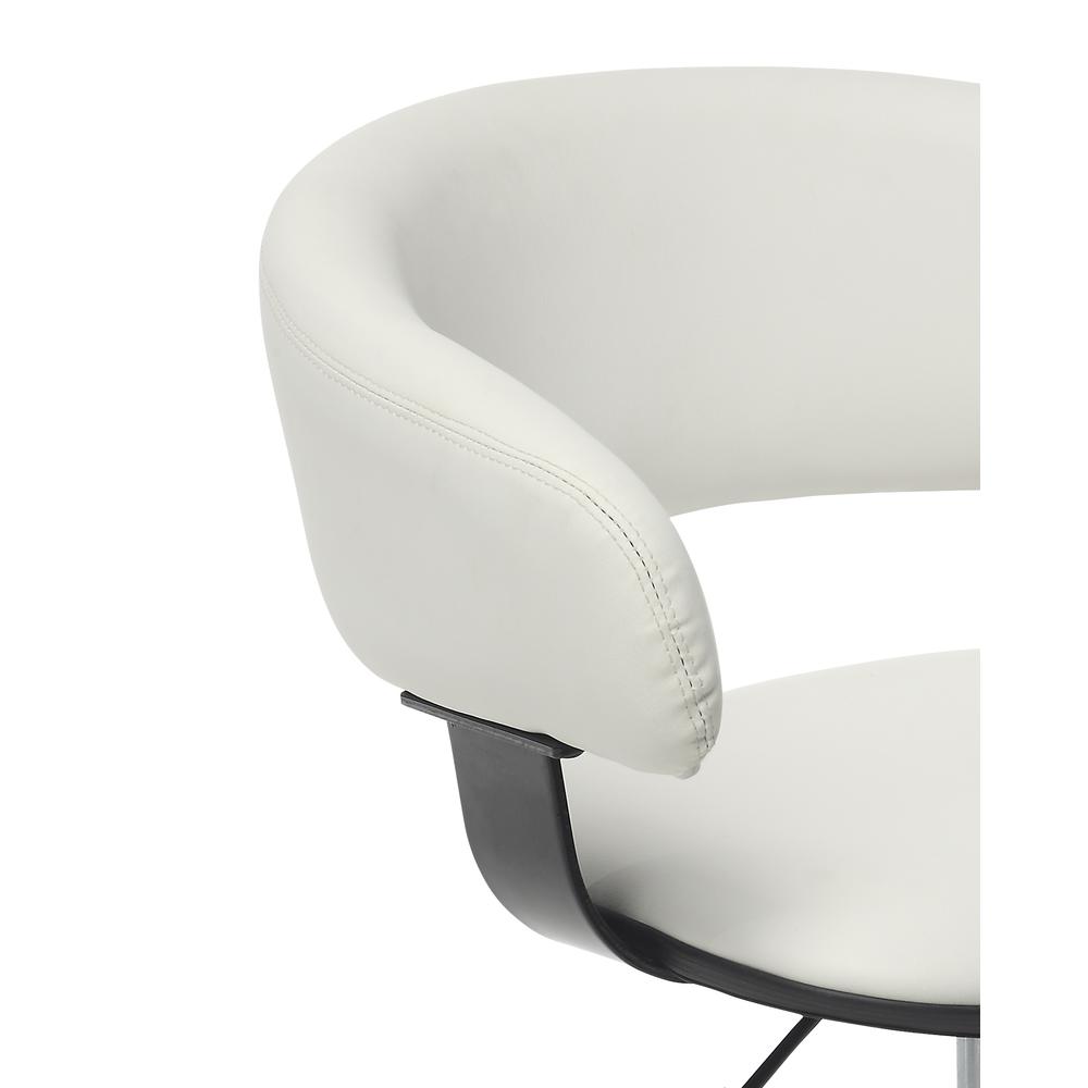 White Gas Lift Desk Chair
