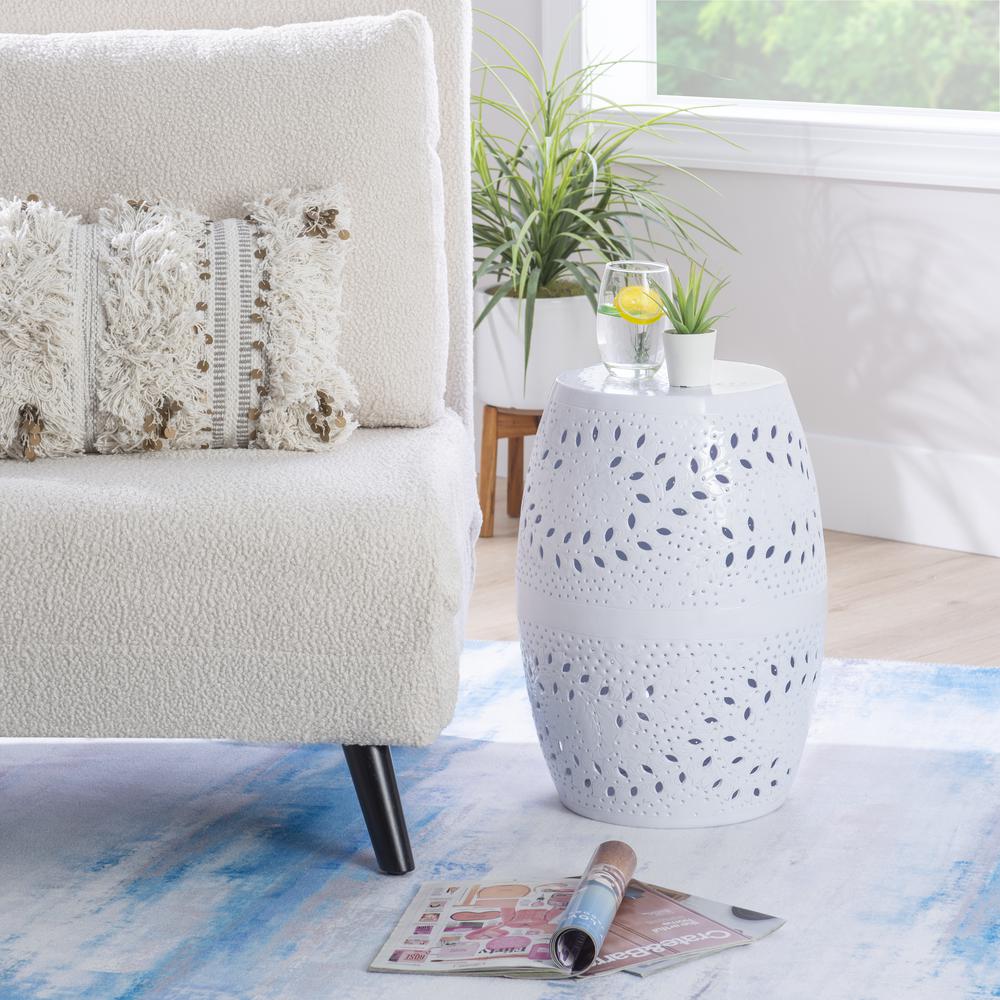Safiya Side Table Bright White
