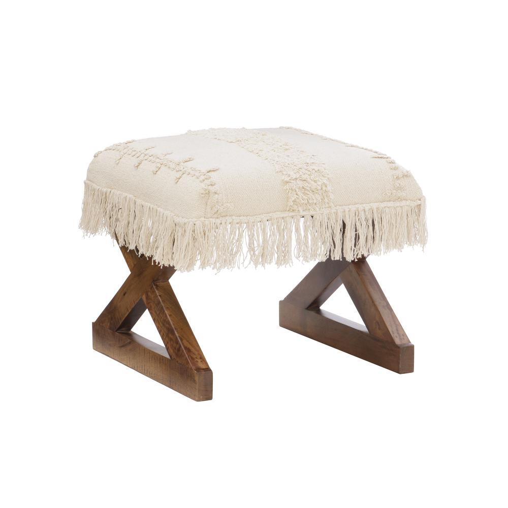 Tarragon Tassel Ottoman