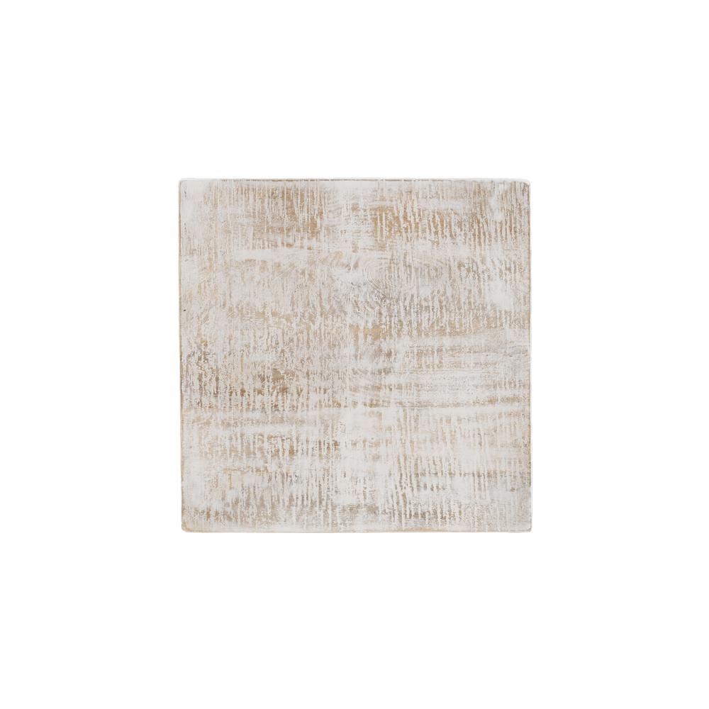 Trevor Triangle Side Table Whitewash