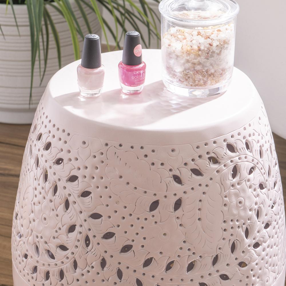 Safiya Side Table Light Pink
