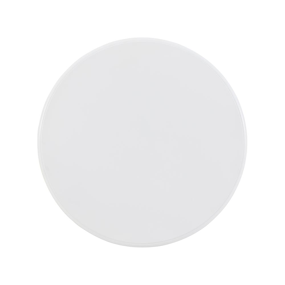 Adeline Round Accent Table White