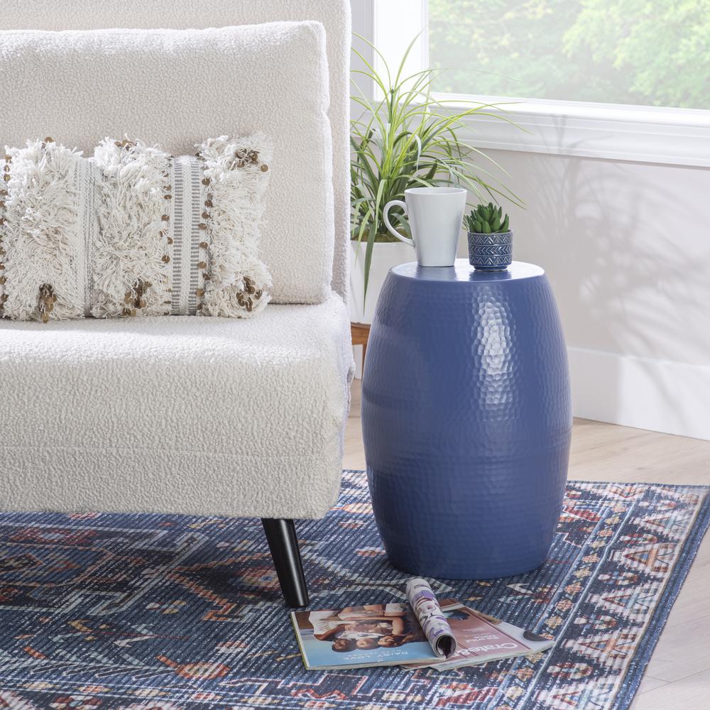 Sienna Side Table Navy Blue