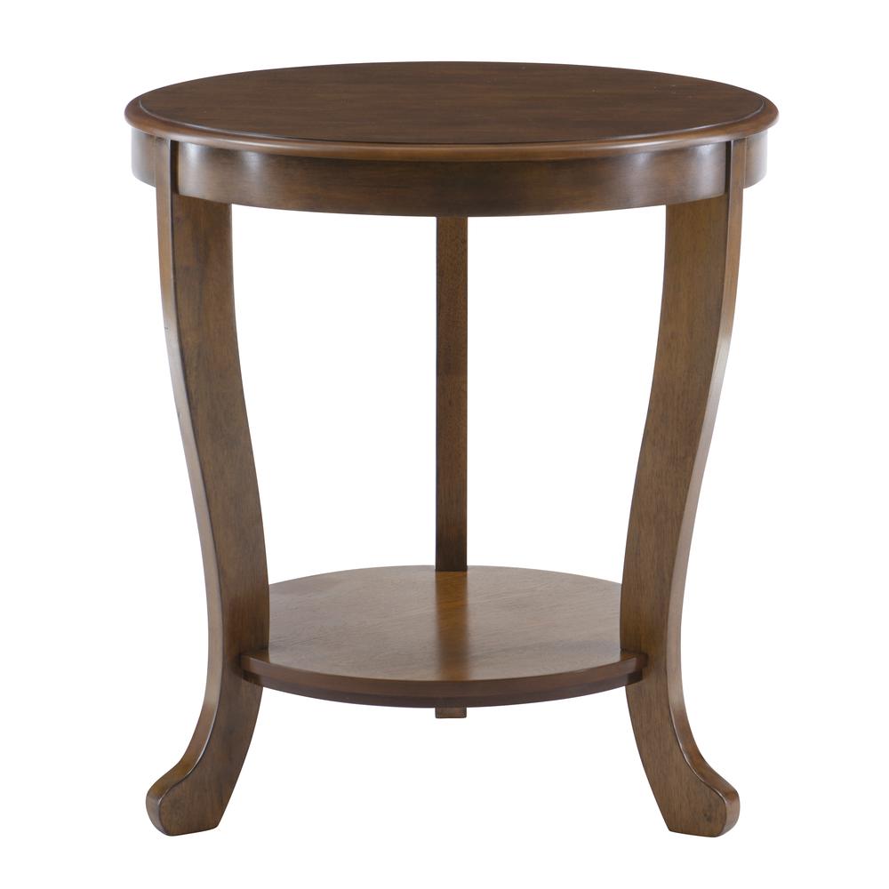 Aubert Accent Side Table, Hazelnut