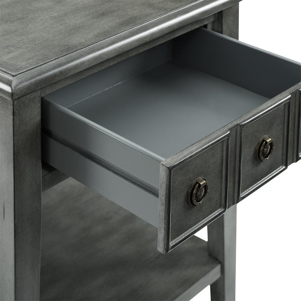 Sadie Side Accent Table Grey