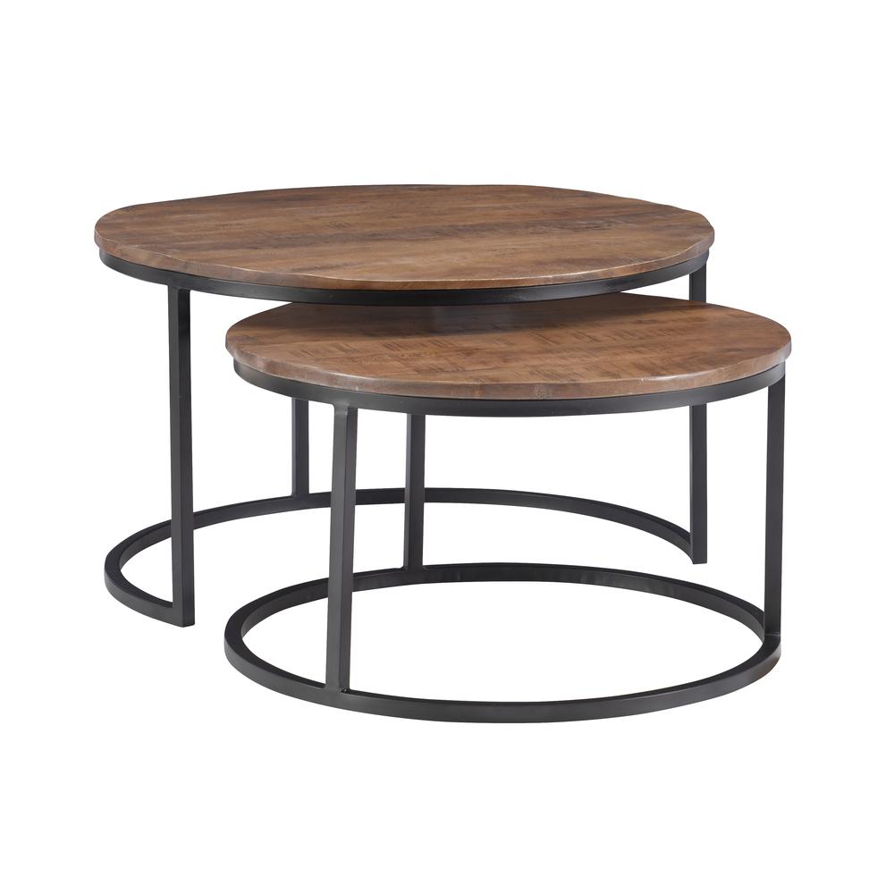 Weston Nesting Coffee Tables Brown