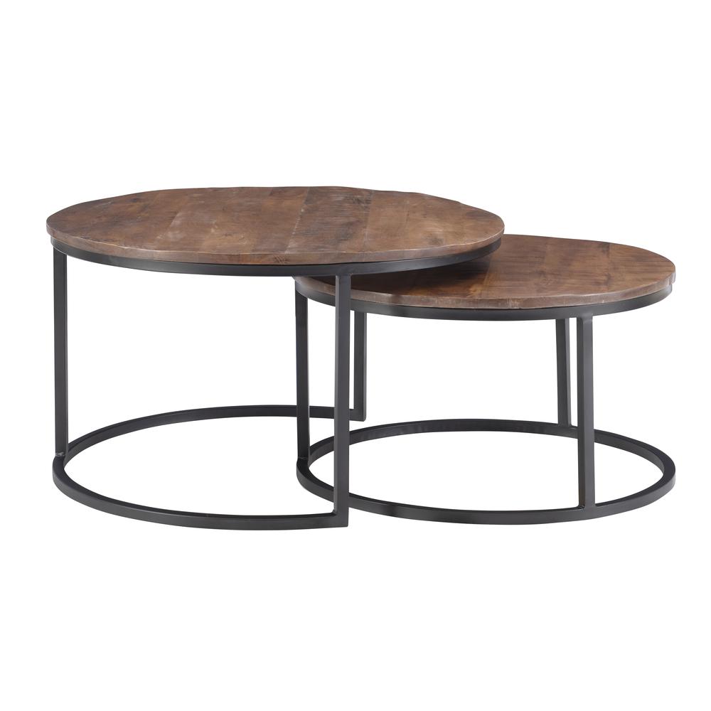 Weston Nesting Coffee Tables Brown