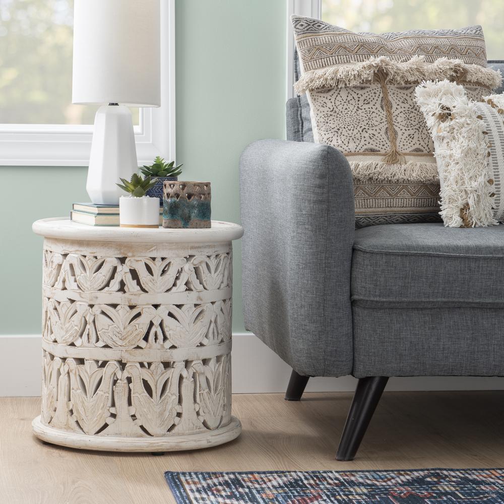 Indie Side Table White