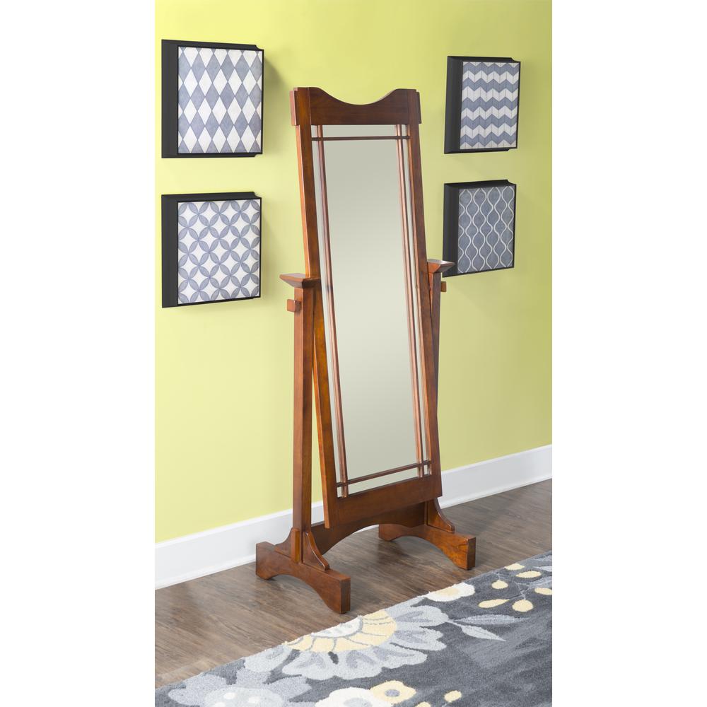 Mission Oak Cheval Mirror