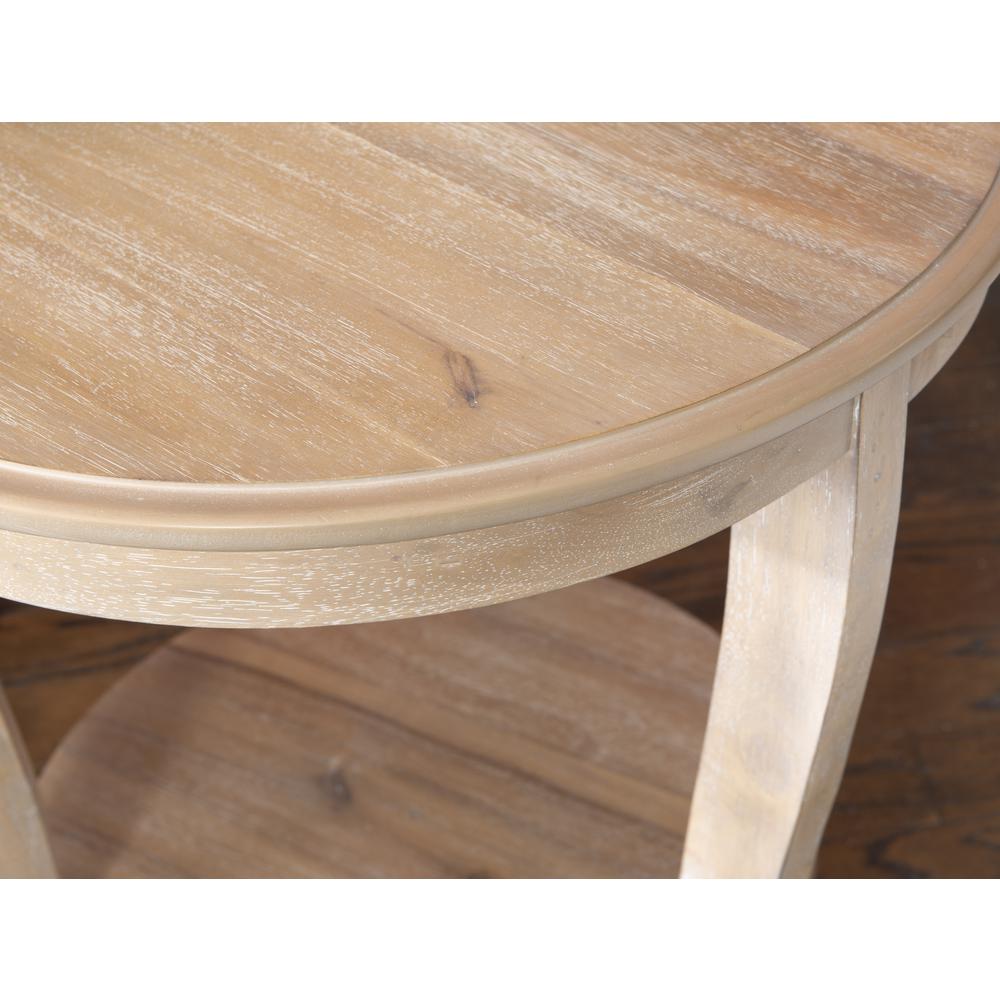 Aubert Accent Side Table, Natural