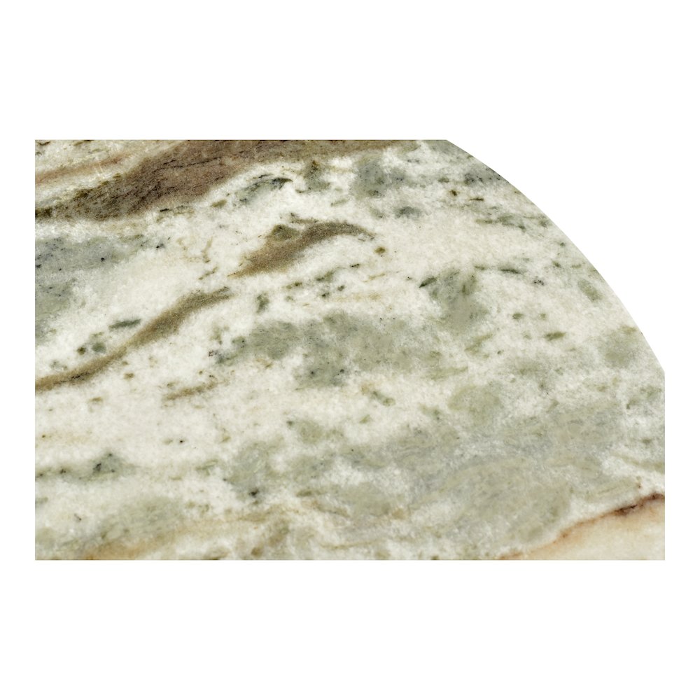 Brinley Marble Accent Table Light Brown