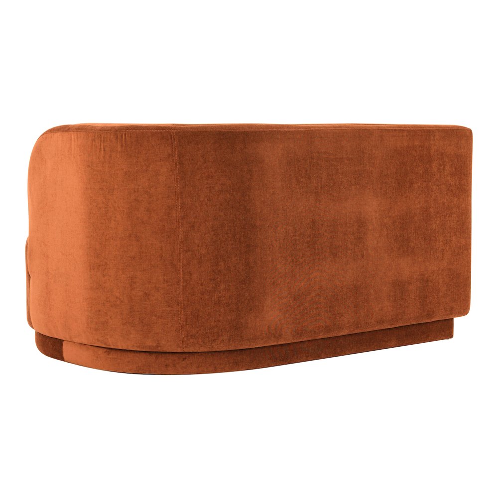 Yoon Chaise Left Fired Rust