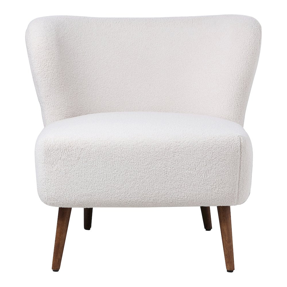 Margot Accent Chair Vegan Shearling Cream