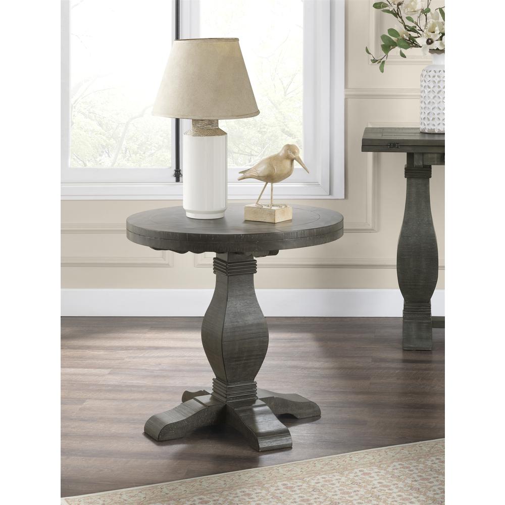 Martin Svensson Home Napa Round End Table, Grey
