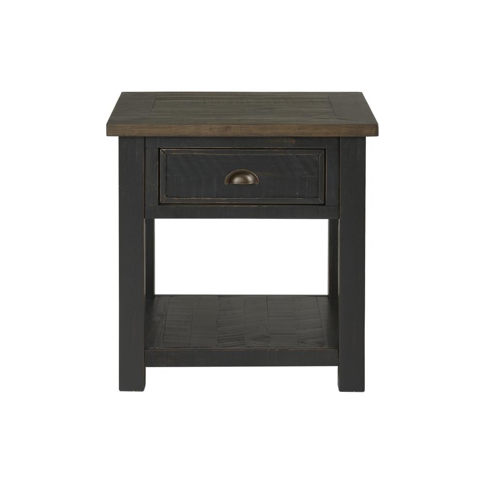 Martin Svensson Home Monterey End Table, Black and Brown