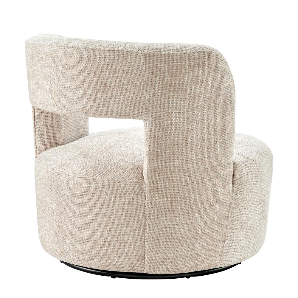 Jazzlyn Fabric Swivel Accent Chair