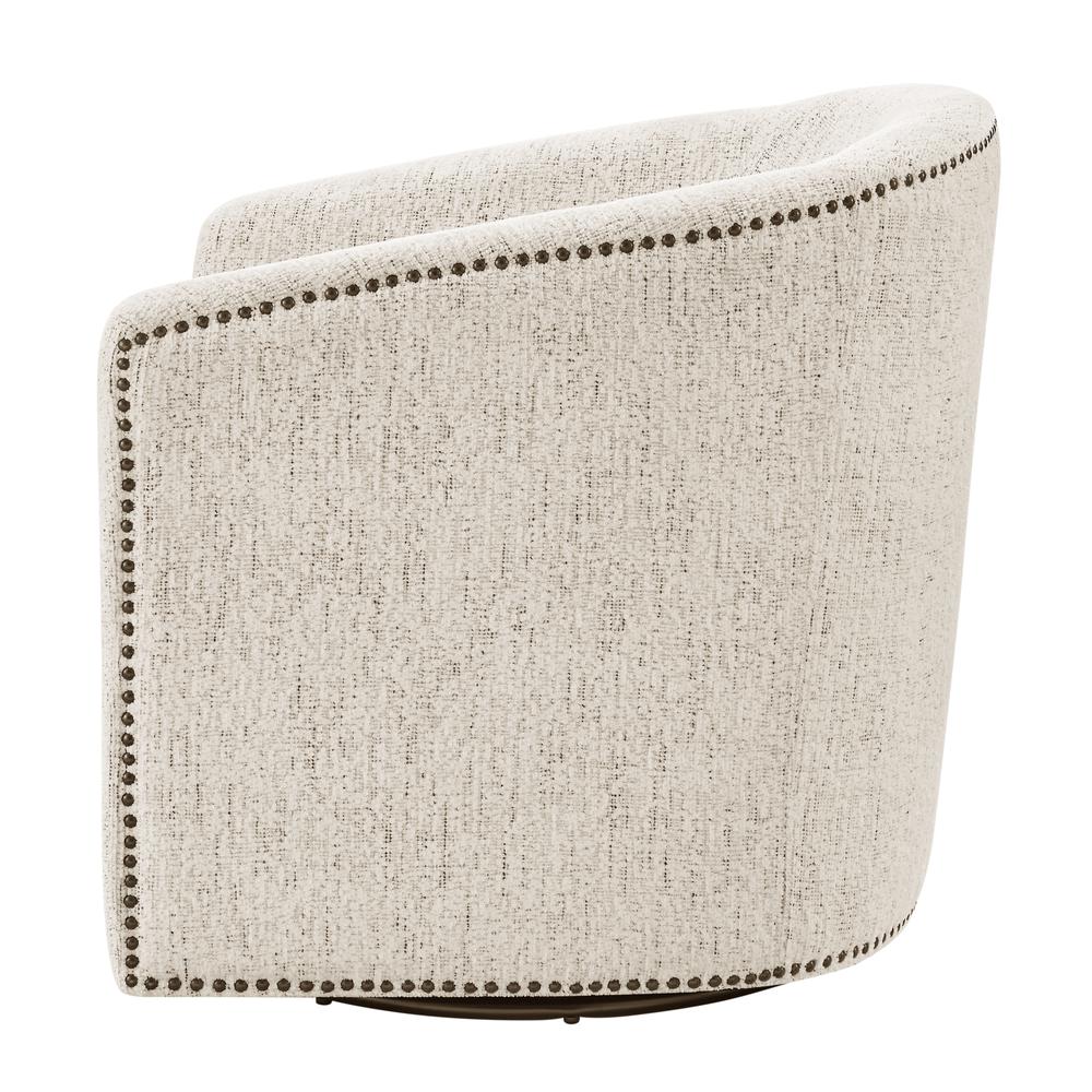 Ernest Fabric Swivel Accent Arm Chair