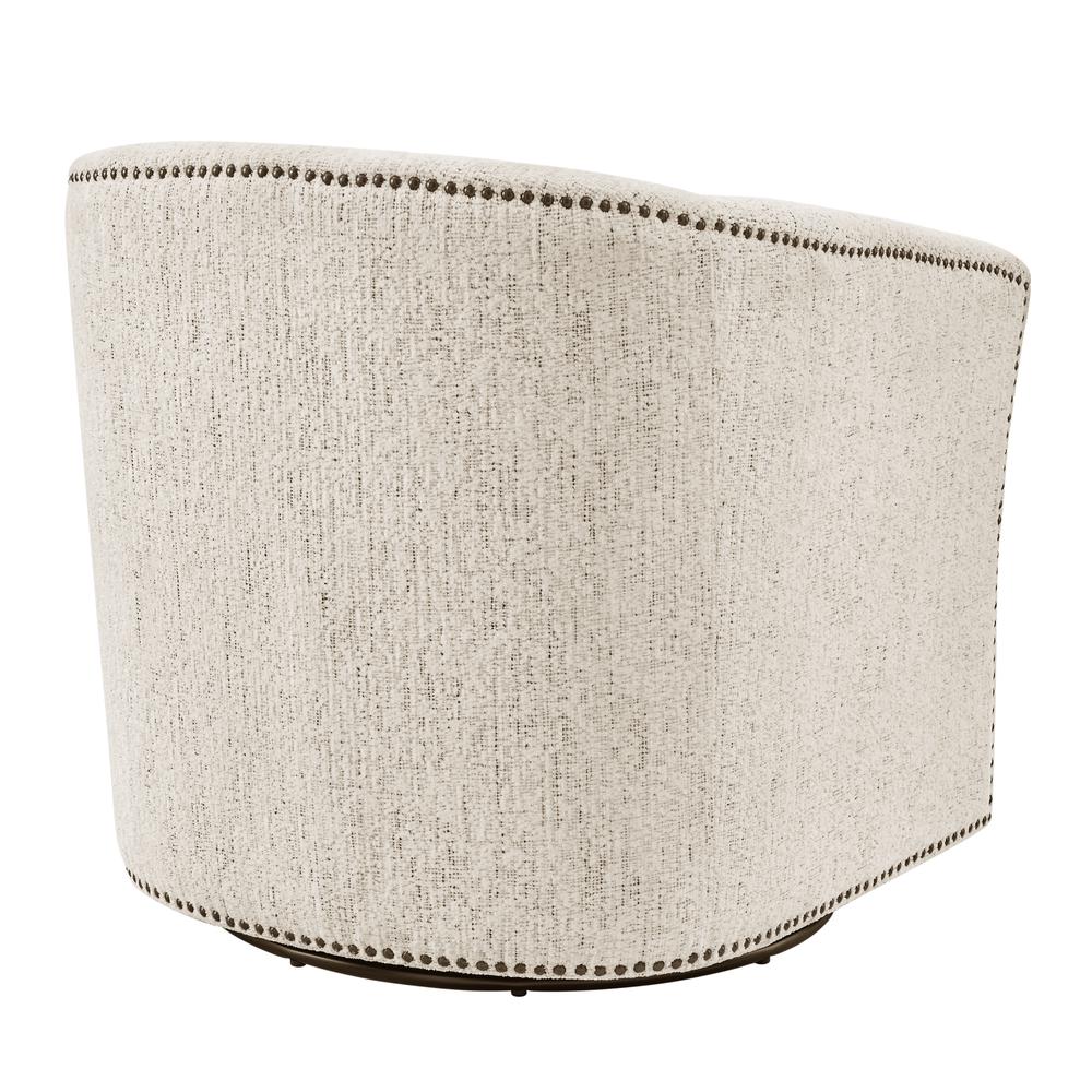 Ernest Fabric Swivel Accent Arm Chair