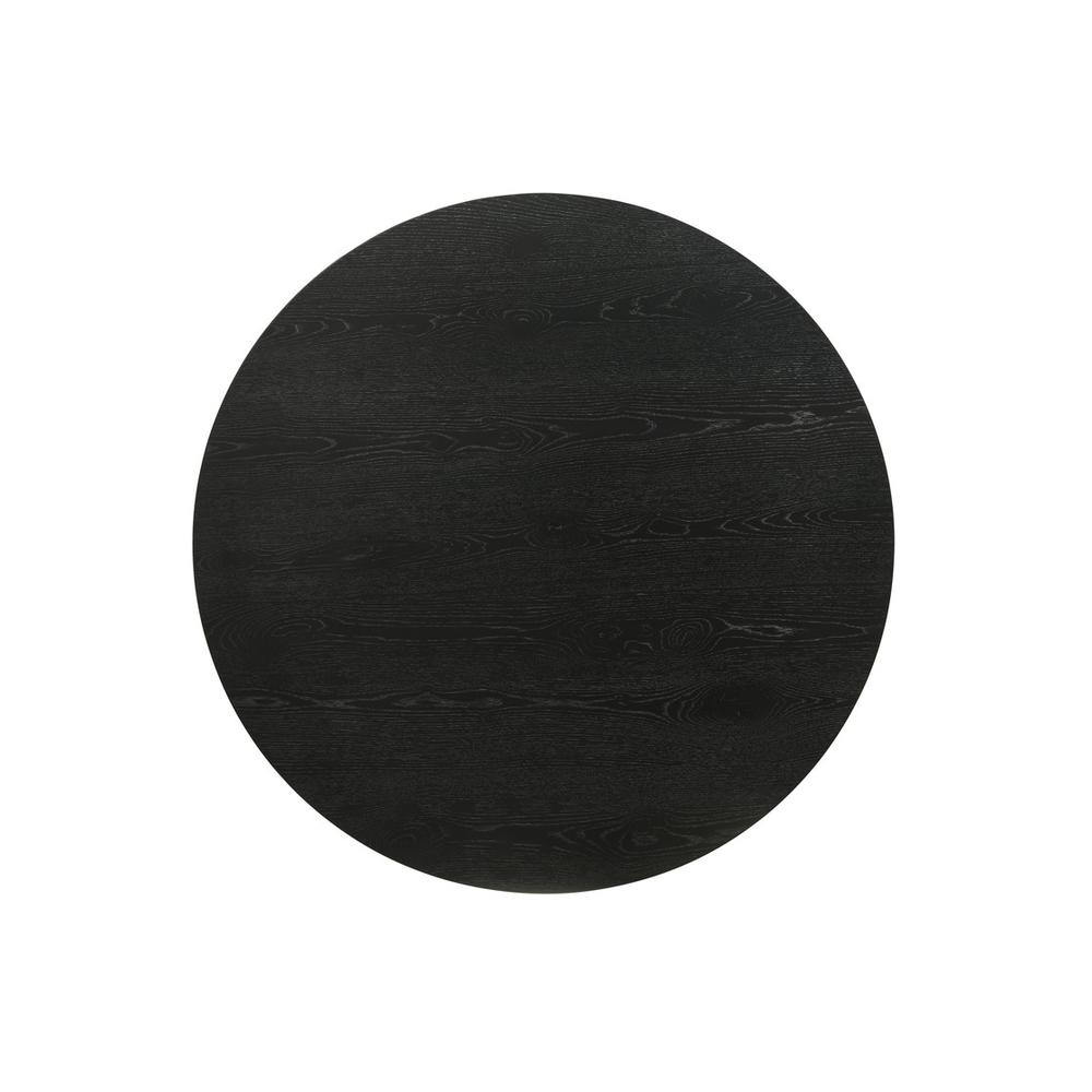Jasper Ebony Black 22" Round End Table