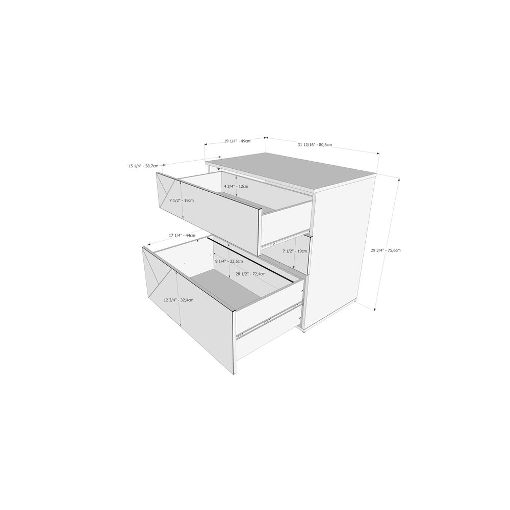 3-Drawer Multi-Purpose Storage Dresser Chest, Office Storage And Filling Cabinet