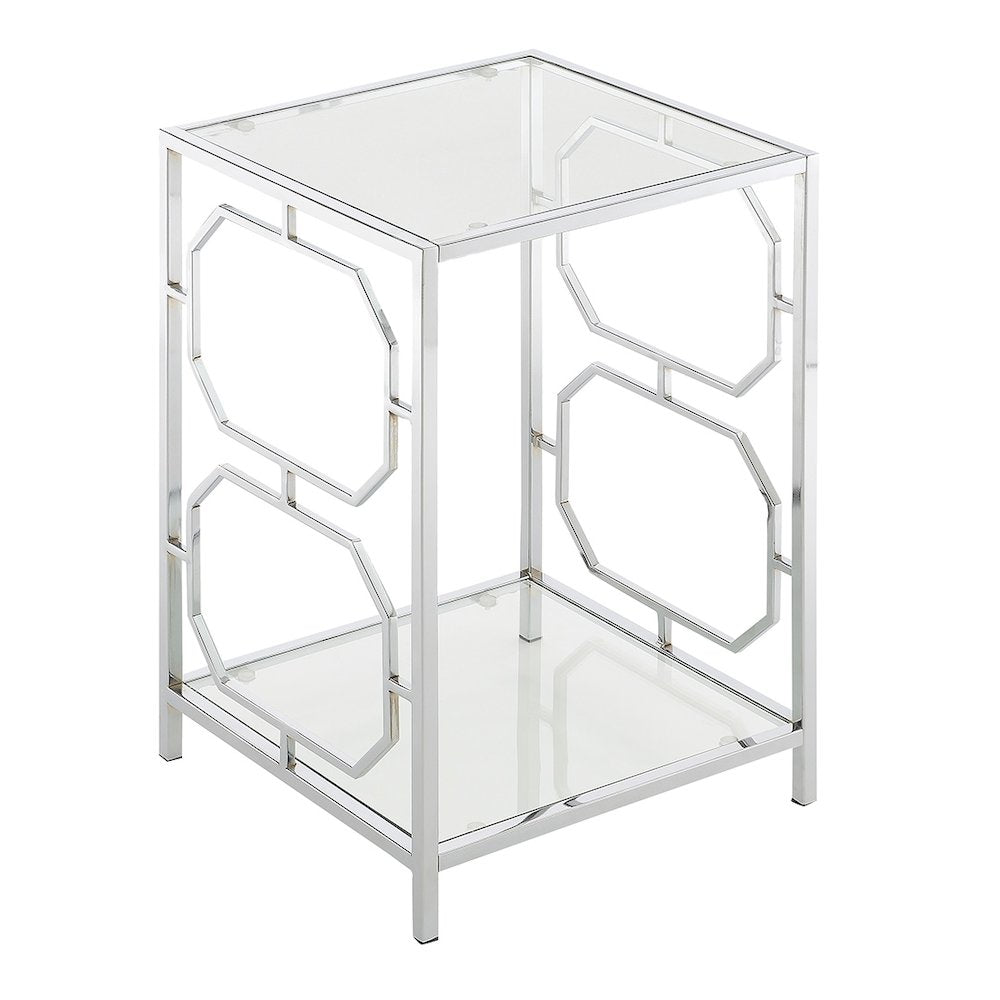 Omega Chrome End Table