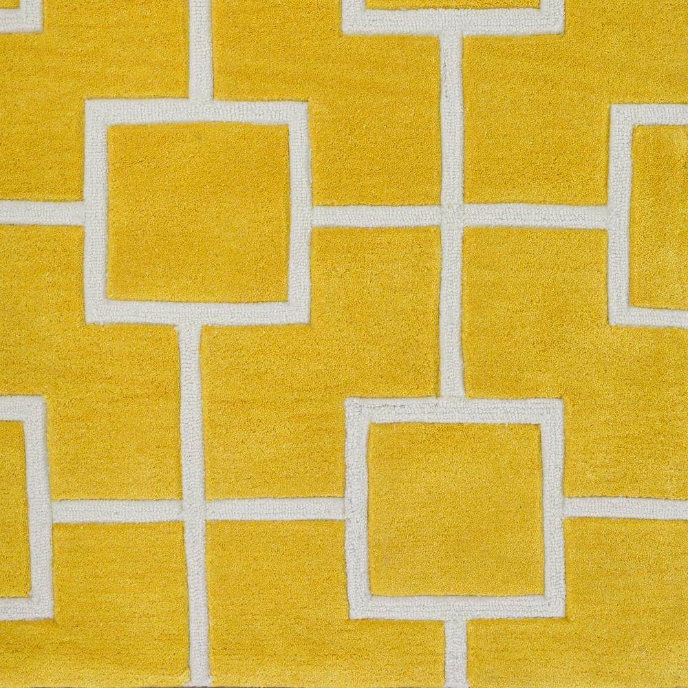 Optics 33 Yellow 9'X13', Area Rug