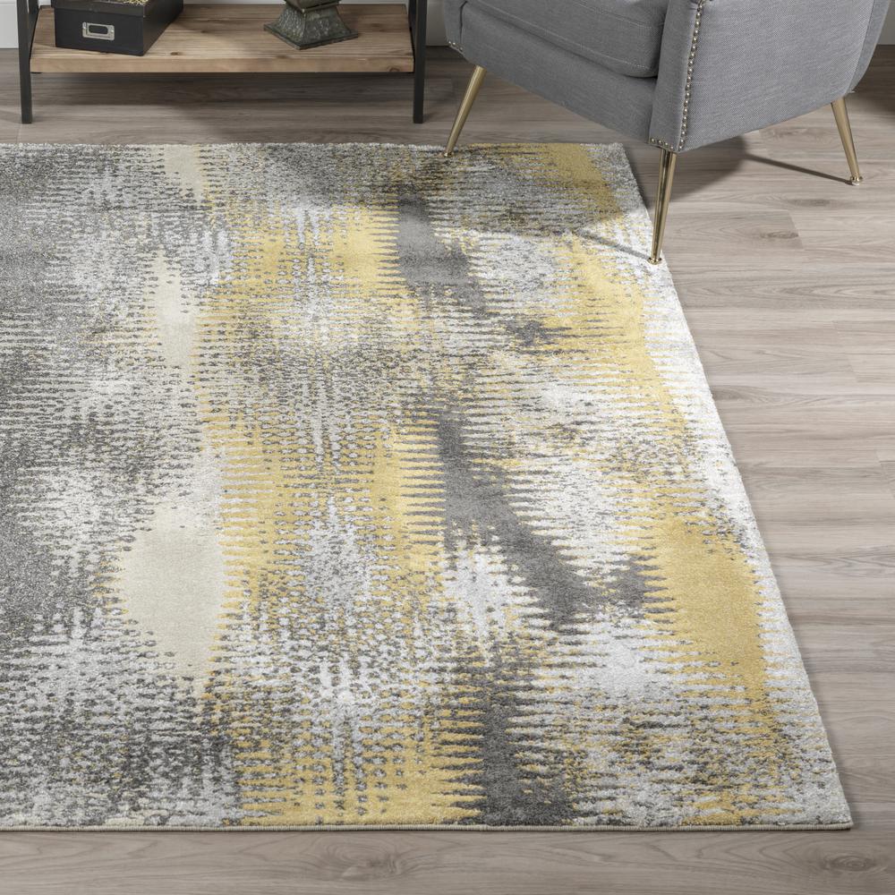 Platinum 36 Yellow 3'3"X5'3", Area Rug