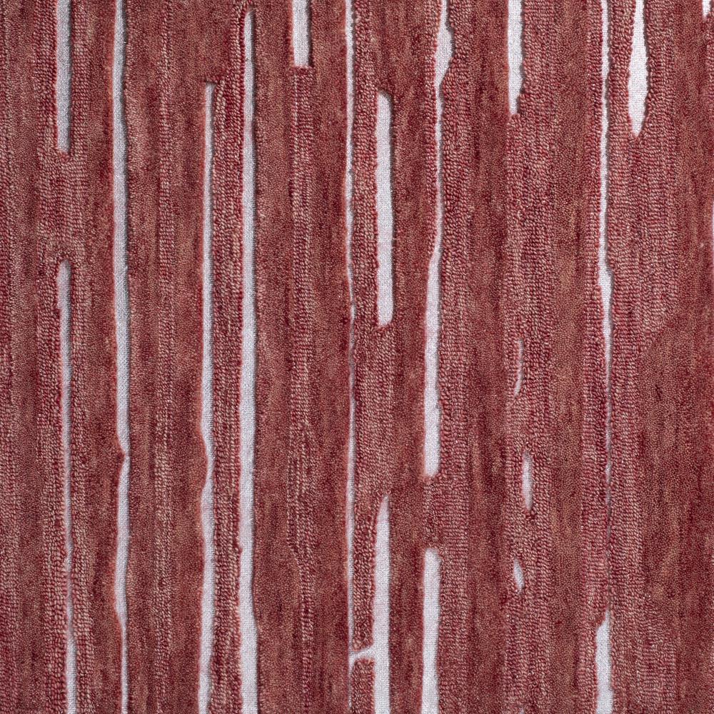 Addison Dazzle Modern Hand Spun Sangria Wool and Metallic Area Rug