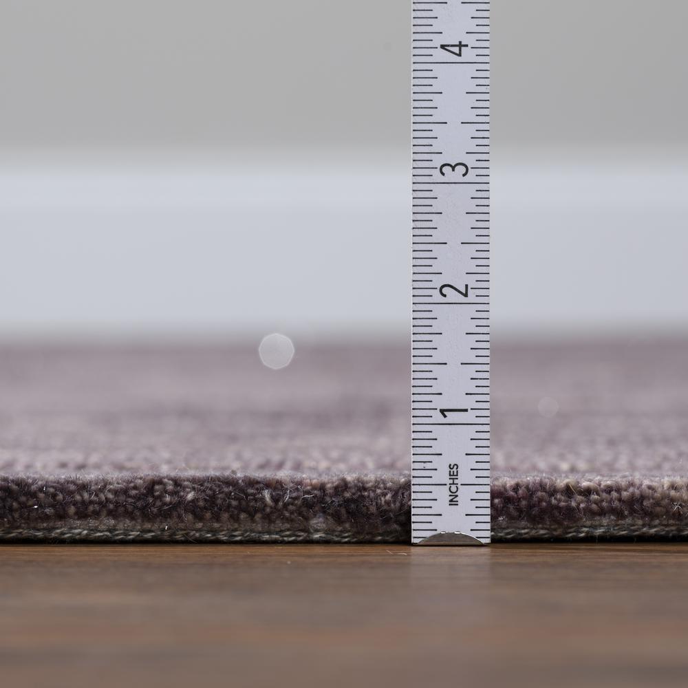 Addison Dazzle Modern Hand Spun Eggplant Wool and Metallic Area Rug