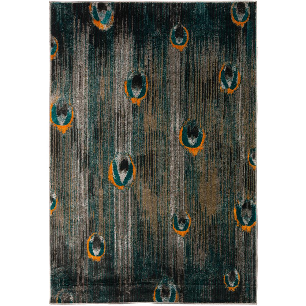 Bria 38 Steel 5'3"X7'7", Area Rug