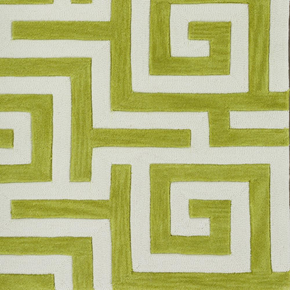 Optics 30 Green 3'6"X5'6", Area Rug