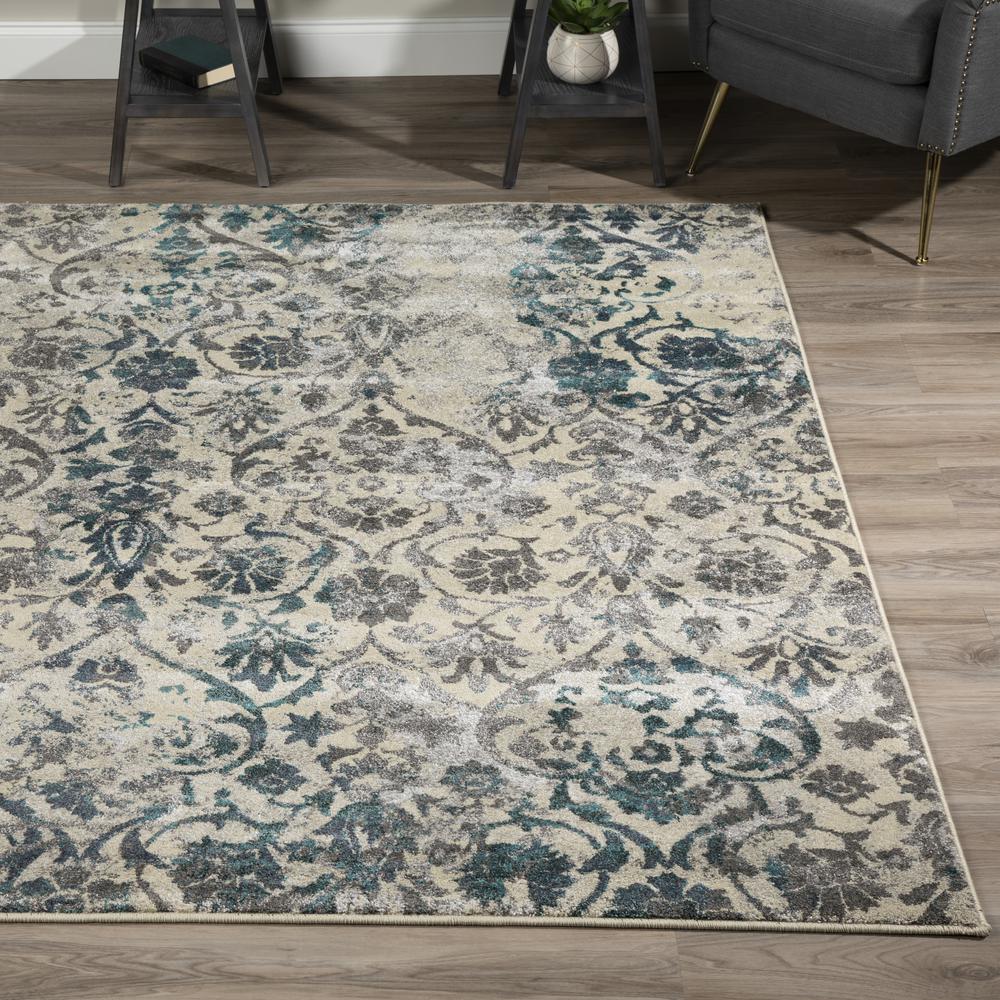 Platinum 31 Peacock 3'3"X5'3", Area Rug