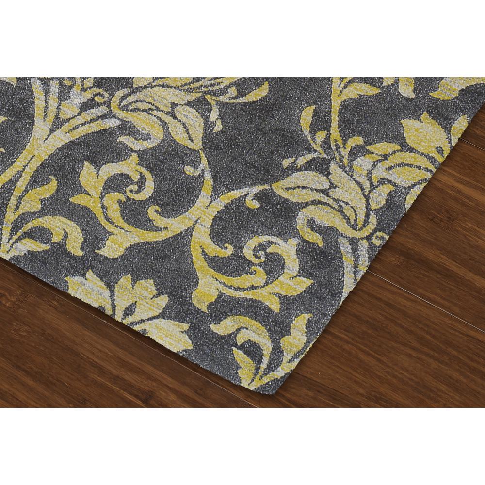Lemans 33 Yellow 5'3"x7'7", Area Rug