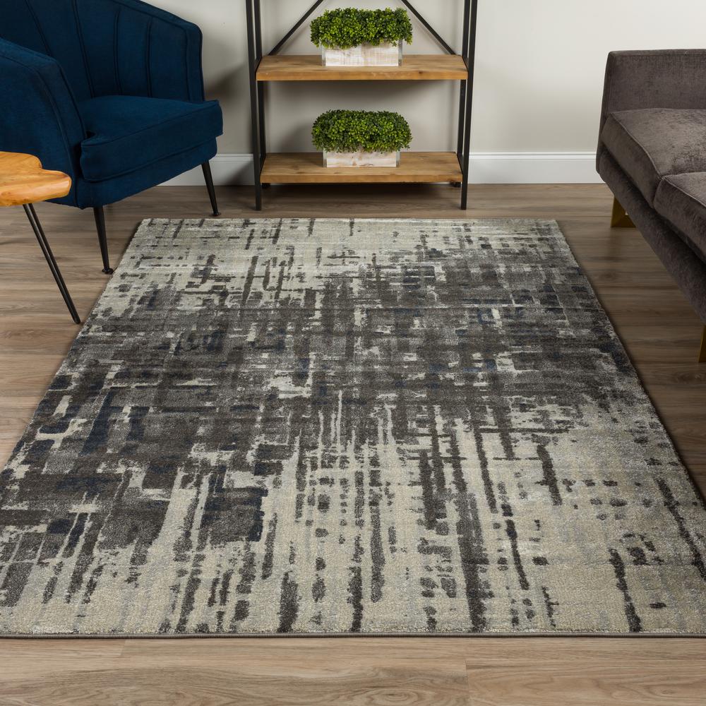 Atlas 36 Grey 3'3"X5'1", Area Rug