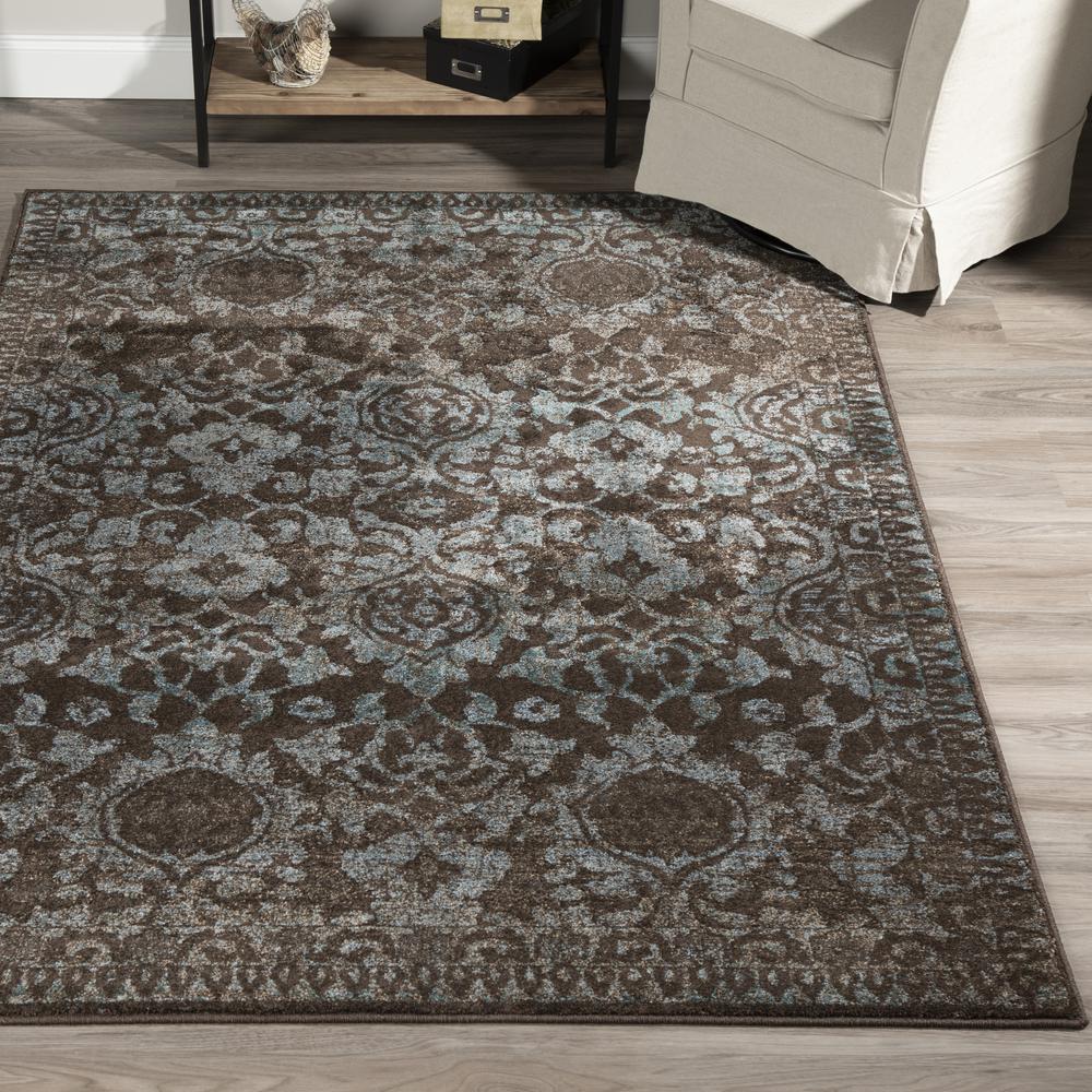 Wellington 40 Brown 7'10"X10'7", Area Rug